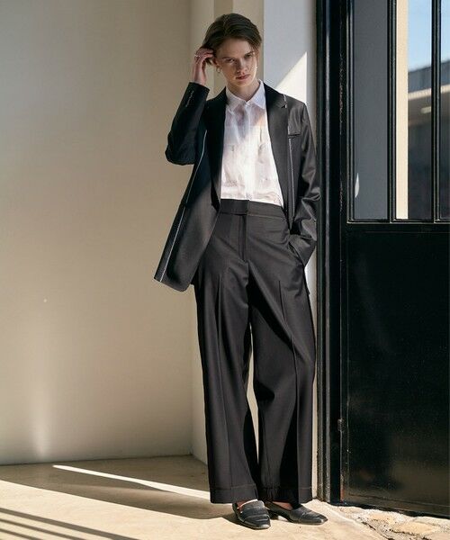 L size ONWARD(大きいサイズ) / エルサイズオンワード シャツ・ブラウス | ドライシアーオーガンジー シャツ | 詳細5