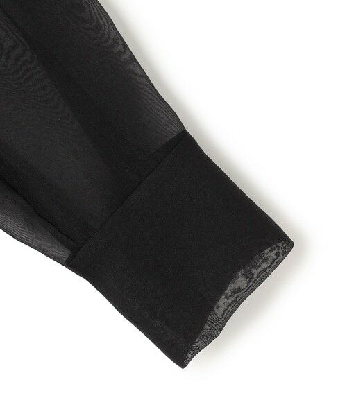 L size ONWARD(大きいサイズ) / エルサイズオンワード シャツ・ブラウス | ドライシアーオーガンジー シャツ | 詳細18