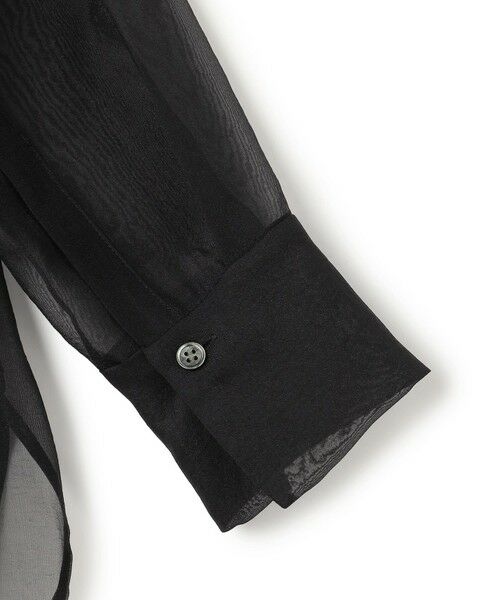 L size ONWARD(大きいサイズ) / エルサイズオンワード シャツ・ブラウス | ドライシアーオーガンジー シャツ | 詳細22