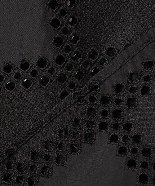 L size ONWARD(大きいサイズ) / エルサイズオンワード シャツ・ブラウス | スクエアエンブロイダリー クロップドシャツ | 詳細11