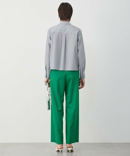 L size ONWARD(大きいサイズ) / エルサイズオンワード シャツ・ブラウス | クリーンブロード ライダース風 クロップドシャツ | 詳細14