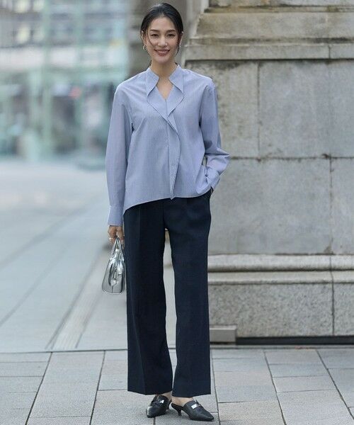 L size ONWARD(大きいサイズ) / エルサイズオンワード シャツ・ブラウス | クリーンブロード ラッフルデザイン プルオーバーブラウス | 詳細2