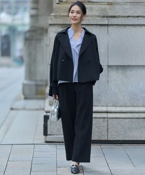 L size ONWARD(大きいサイズ) / エルサイズオンワード シャツ・ブラウス | クリーンブロード ラッフルデザイン プルオーバーブラウス | 詳細3