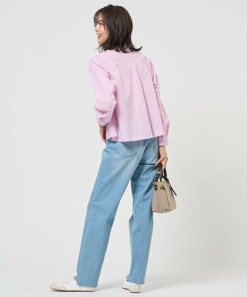 L size ONWARD(大きいサイズ) / エルサイズオンワード シャツ・ブラウス | 【WEB限定カラーあり・一枚で着映え】COTTON TEX シャツ ブラウス | 詳細3