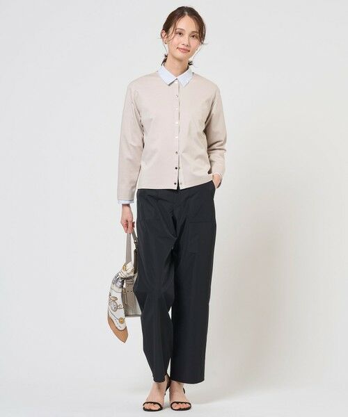 L size ONWARD(大きいサイズ) / エルサイズオンワード シャツ・ブラウス | 【WEB限定カラーあり・一枚で着映え】COTTON TEX シャツ ブラウス | 詳細8