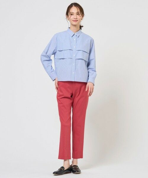 L size ONWARD(大きいサイズ) / エルサイズオンワード シャツ・ブラウス | 【WEB限定カラーあり・一枚で着映え】COTTON TEX シャツ ブラウス | 詳細28