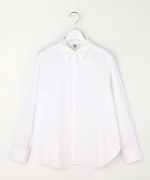 L size ONWARD(大きいサイズ) / エルサイズオンワード シャツ・ブラウス | 【WEB限定カラーあり・2way】エステネージュ TYPEWRITER STRIPE シャツ | 詳細5