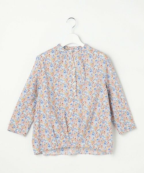 L size ONWARD(大きいサイズ) / エルサイズオンワード シャツ・ブラウス | Liberty Rachel & Michelle バンドカラー ブラウス | 詳細2