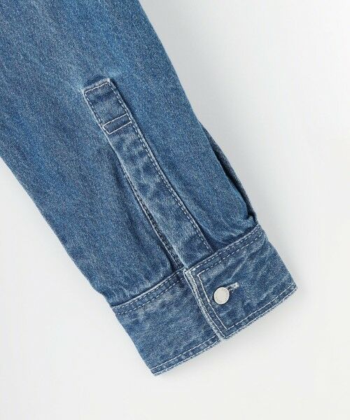 L size ONWARD(大きいサイズ) / エルサイズオンワード シャツ・ブラウス | コットンリネン 7oz デニム シャツ | 詳細15