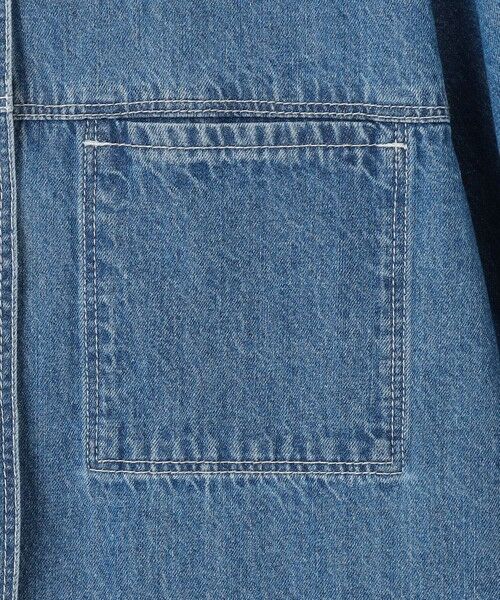 L size ONWARD(大きいサイズ) / エルサイズオンワード シャツ・ブラウス | コットンリネン 7oz デニム シャツ | 詳細16