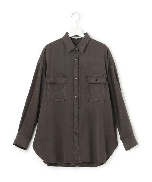 L size ONWARD(大きいサイズ) / エルサイズオンワード シャツ・ブラウス | 【SLOW/一部店舗限定】ガーメントツイル 2WAY シャツ | 詳細11