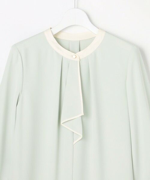 L size ONWARD(大きいサイズ) / エルサイズオンワード シャツ・ブラウス | ボウタイツイル ブラウス | 詳細9