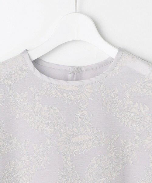 L size ONWARD(大きいサイズ) / エルサイズオンワード シャツ・ブラウス | レースクロップド プルオーバー | 詳細7