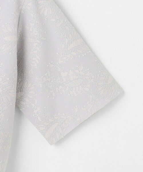 L size ONWARD(大きいサイズ) / エルサイズオンワード シャツ・ブラウス | レースクロップド プルオーバー | 詳細8