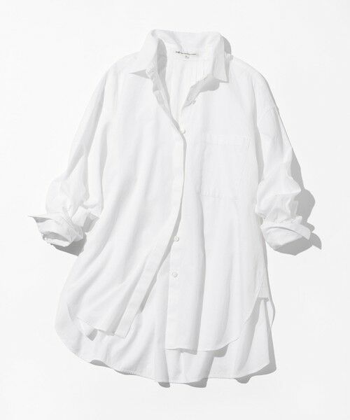 L size ONWARD(大きいサイズ) / エルサイズオンワード シャツ・ブラウス | 【Oggi掲載・見上愛さん着用】CANCLINI シャーティング ルーズフィットシャツ | 詳細8