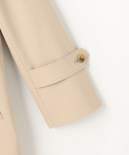 L size ONWARD(大きいサイズ) / エルサイズオンワード ステンカラーコート | 【春のマストアイテム】ドライストレッチ ロング ステンカラー コート | 詳細7