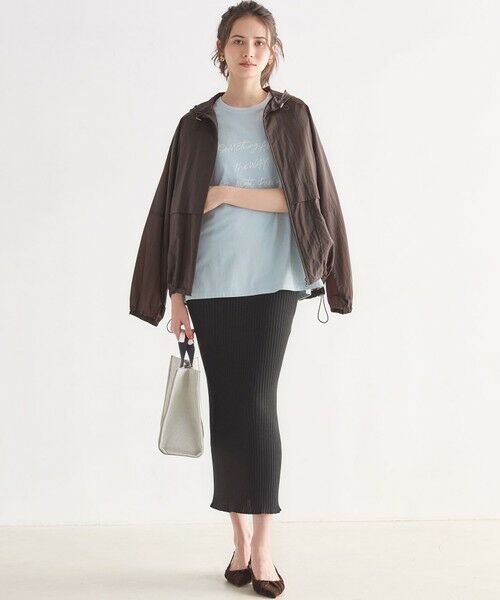 L size ONWARD(大きいサイズ) / エルサイズオンワード ブルゾン | 【SLOW/一部店舗限定】ナイロン パーカー ブルゾン | 詳細3