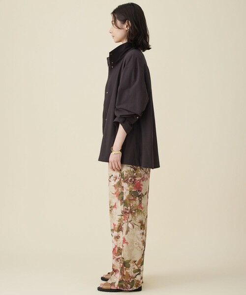 L size ONWARD(大きいサイズ) / エルサイズオンワード その他アウター | 【17号サイズまで展開・カタログ掲載・春の必需品・オンオフ使える】コットンリネンウェザーライト コート | 詳細9