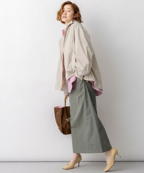 L size ONWARD(大きいサイズ) / エルサイズオンワード その他アウター | 2WAY ストレッチタフタ ボリュームスリーブブルゾン | 詳細11