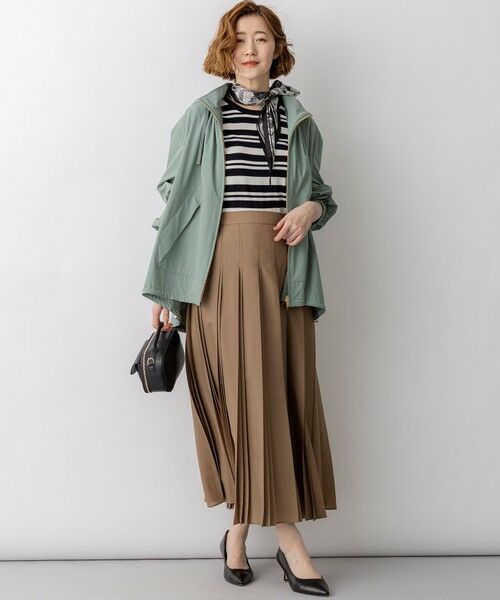 L size ONWARD(大きいサイズ) / エルサイズオンワード その他アウター | 2WAY ストレッチタフタ ボリュームスリーブブルゾン | 詳細14