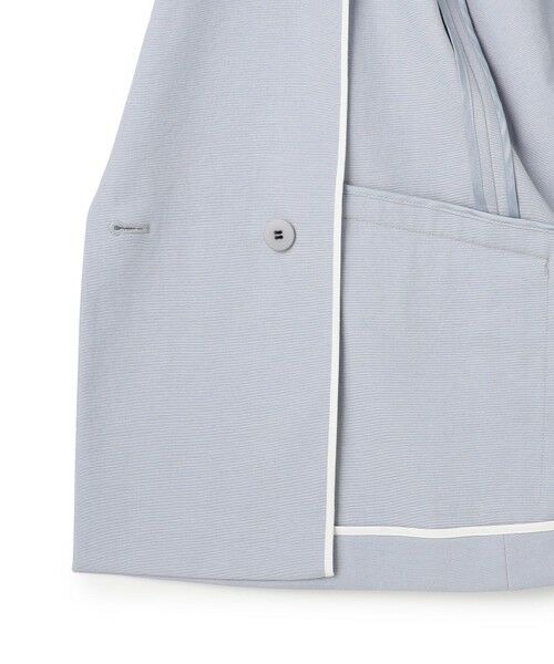 L size ONWARD(大きいサイズ) / エルサイズオンワード テーラードジャケット | LooseWeave ダブルブレストジャケット | 詳細24