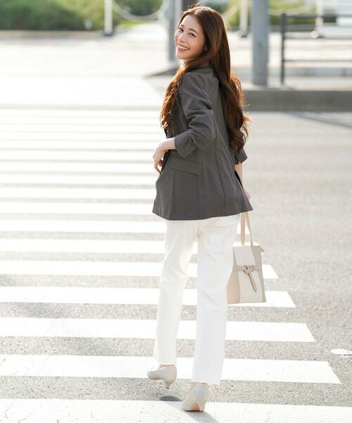 L size ONWARD(大きいサイズ) / エルサイズオンワード テーラードジャケット | 【BAILA掲載】スマートビューティストレッチテーラード ジャケット | 詳細22