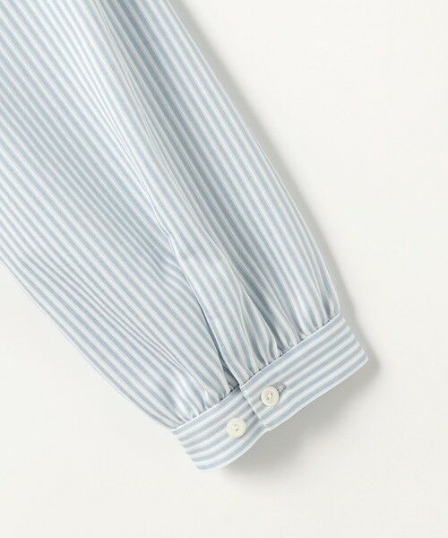 L size ONWARD(大きいサイズ) / エルサイズオンワード カットソー | ストライプジャカード ラウンドネック カットソー | 詳細10