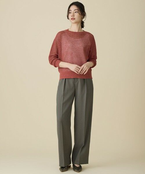 L size ONWARD(大きいサイズ) / エルサイズオンワード タンクトップ | 【SHIHOさん着用・昨年ご好評素材・新型登場】スーピマスムーススリム タンクトップ | 詳細14