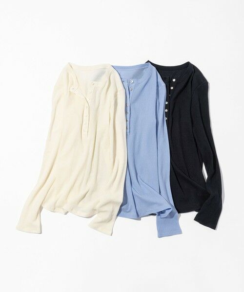 L size ONWARD(大きいサイズ) / エルサイズオンワード カットソー | 【見上愛さん着用】シアーリブ レイヤード ロンTEE | 詳細28