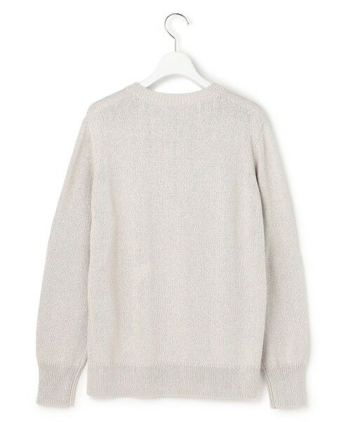 L size ONWARD(大きいサイズ) / エルサイズオンワード ニット・セーター | グロッシーペーパーブレンド クルーネックプルオーバー | 詳細13
