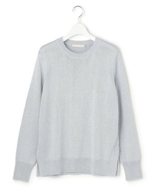 L size ONWARD(大きいサイズ) / エルサイズオンワード ニット・セーター | グロッシーペーパーブレンド クルーネックプルオーバー | 詳細24