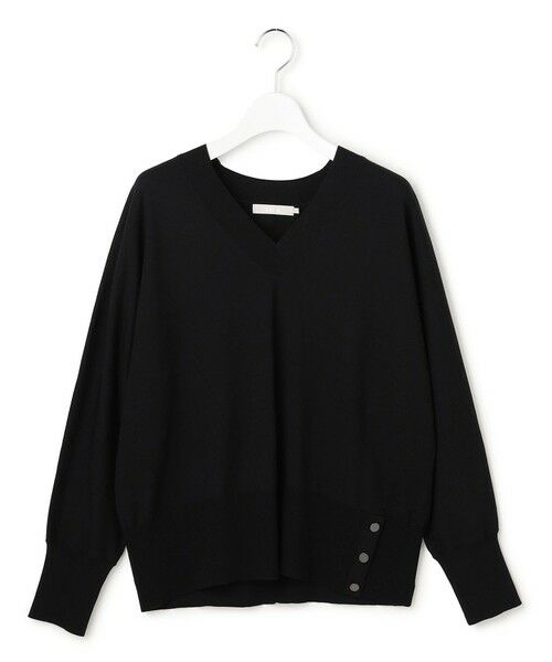 L size ONWARD(大きいサイズ) / エルサイズオンワード ニット・セーター | クリアレーヨンストレッチ Vネックニット | 詳細18
