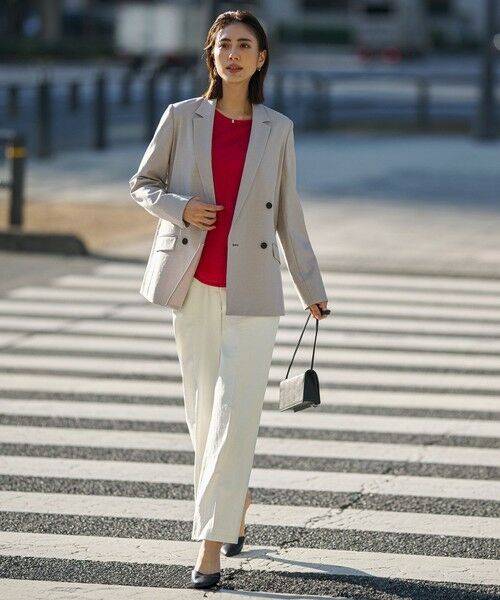 L size ONWARD(大きいサイズ) / エルサイズオンワード ニット・セーター | リネンレーヨンハイゲージ プルオーバーニット | 詳細7