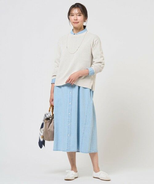 L size ONWARD(大きいサイズ) / エルサイズオンワード ニット・セーター | DRY COMFORT クルーネック ニット | 詳細4