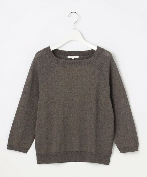 L size ONWARD(大きいサイズ) / エルサイズオンワード ニット・セーター | 【アンサンブル対応】ペーパーコットンスクエアネックニット プルオーバー | 詳細18