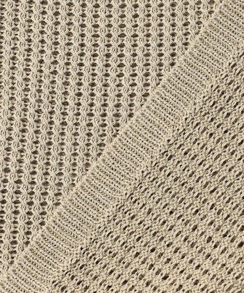 L size ONWARD(大きいサイズ) / エルサイズオンワード ベスト | 【カタログ掲載】ペーパーコットンメッシュ ベスト | 詳細8