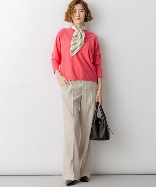 L size ONWARD(大きいサイズ) / エルサイズオンワード ニット・セーター | ネオコンフォートストレッチ ドルマン ニット | 詳細6