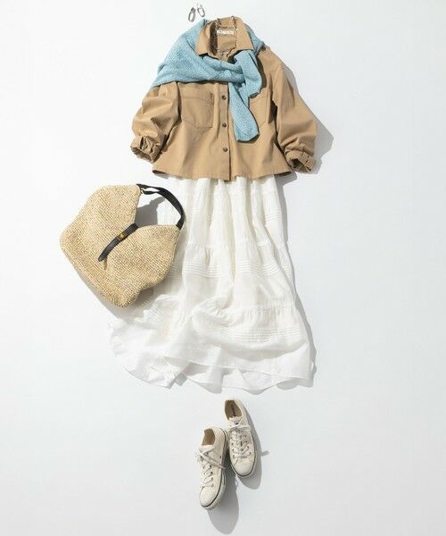 L size ONWARD(大きいサイズ) / エルサイズオンワード ニット・セーター | コットンギマムリネ チュニック ニット | 詳細7