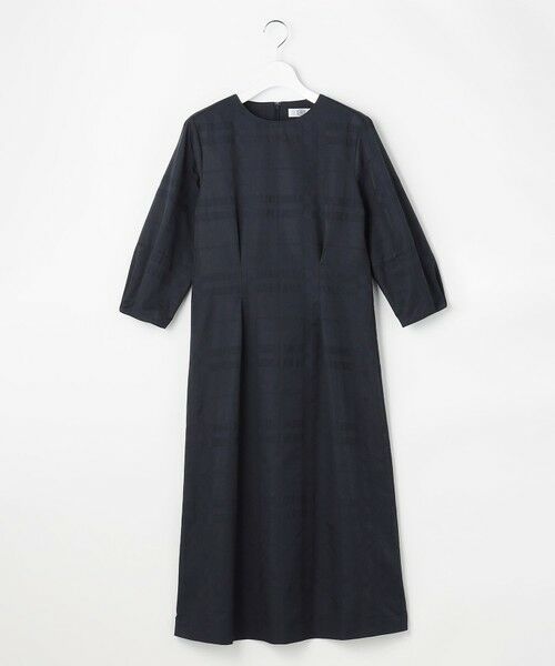 L size ONWARD(大きいサイズ) / エルサイズオンワード ロング・マキシ丈ワンピース | ブロックチェックジャガード ワンピース | 詳細15