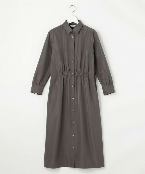L size ONWARD(大きいサイズ) / エルサイズオンワード ロング・マキシ丈ワンピース | 【WEB限定カラーあり】TC ライトタンブラー シャツワンピース | 詳細11