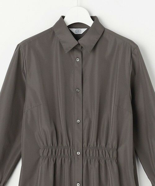 L size ONWARD(大きいサイズ) / エルサイズオンワード ロング・マキシ丈ワンピース | 【WEB限定カラーあり】TC ライトタンブラー シャツワンピース | 詳細10