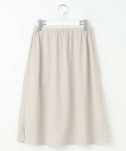 L size ONWARD(大きいサイズ) / エルサイズオンワード ロング・マキシ丈ワンピース | トリアセスムース フレア ワンピース | 詳細13