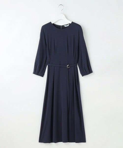 L size ONWARD(大きいサイズ) / エルサイズオンワード ロング・マキシ丈ワンピース | トリアセスムース フレア ワンピース | 詳細17