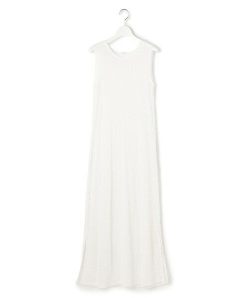 L size ONWARD(大きいサイズ) / エルサイズオンワード ロング・マキシ丈ワンピース | 【SLOW/一部店舗限定】リンクルレース レイヤード ワンピース | 詳細14