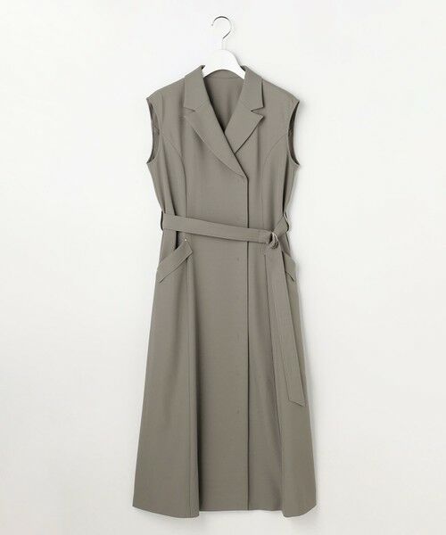 L size ONWARD(大きいサイズ) / エルサイズオンワード ロング・マキシ丈ワンピース | 【2WAY】テーラードジレ ワンピース | 詳細16