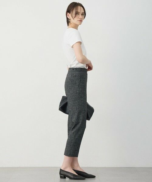 L size ONWARD(大きいサイズ) / エルサイズオンワード その他パンツ | ミックスブッチャー クロップドパンツ | 詳細10