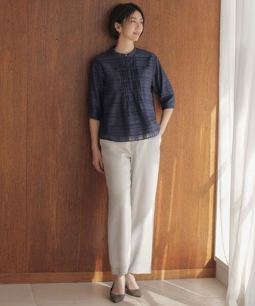 L size ONWARD(大きいサイズ) / エルサイズオンワード その他パンツ | 【定番人気・セットアップ対応】OXIJEWEL ストレッチ ストレート パンツ | 詳細20