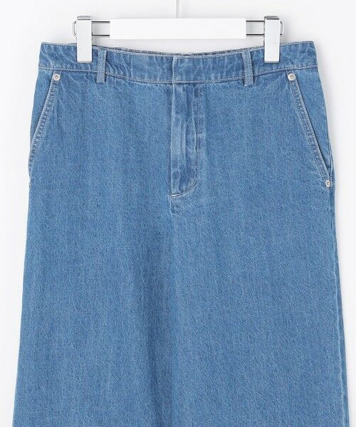 L size ONWARD(大きいサイズ) / エルサイズオンワード その他パンツ | コットンリネン 7oz デニム セミワイド パンツ | 詳細15