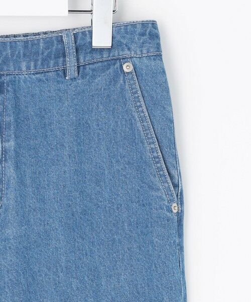 L size ONWARD(大きいサイズ) / エルサイズオンワード その他パンツ | コットンリネン 7oz デニム セミワイド パンツ | 詳細16