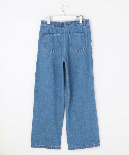 L size ONWARD(大きいサイズ) / エルサイズオンワード その他パンツ | コットンリネン 7oz デニム セミワイド パンツ | 詳細24